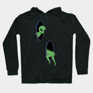 Alien space portal Hoodie